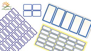 لیبل دور آبی