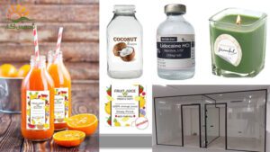 انواع لیبل مناسب برای محصولات شیشه‌ای