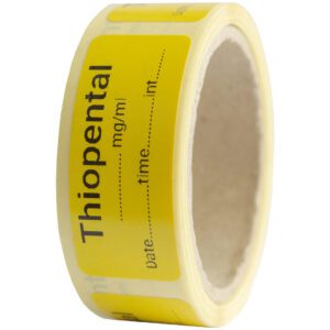 لیبل سرنگ تیوپنتال