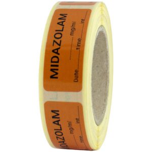 لیبل سرنگ میدازولام