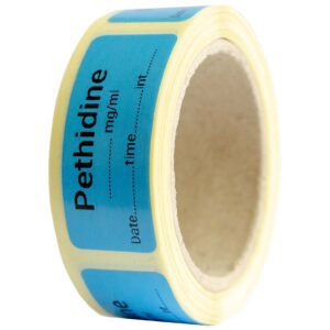 لیبل سرنگ پتیدین