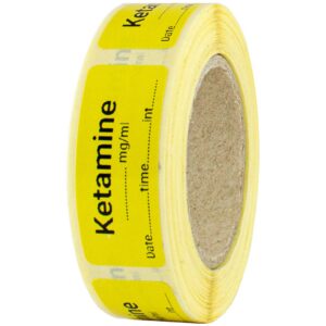 لیبل سرنگ کتامین