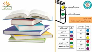 لیبل گروه سنی و گونه کتاب
